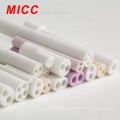 Tubos de cerámica MICC alúmina con orificios